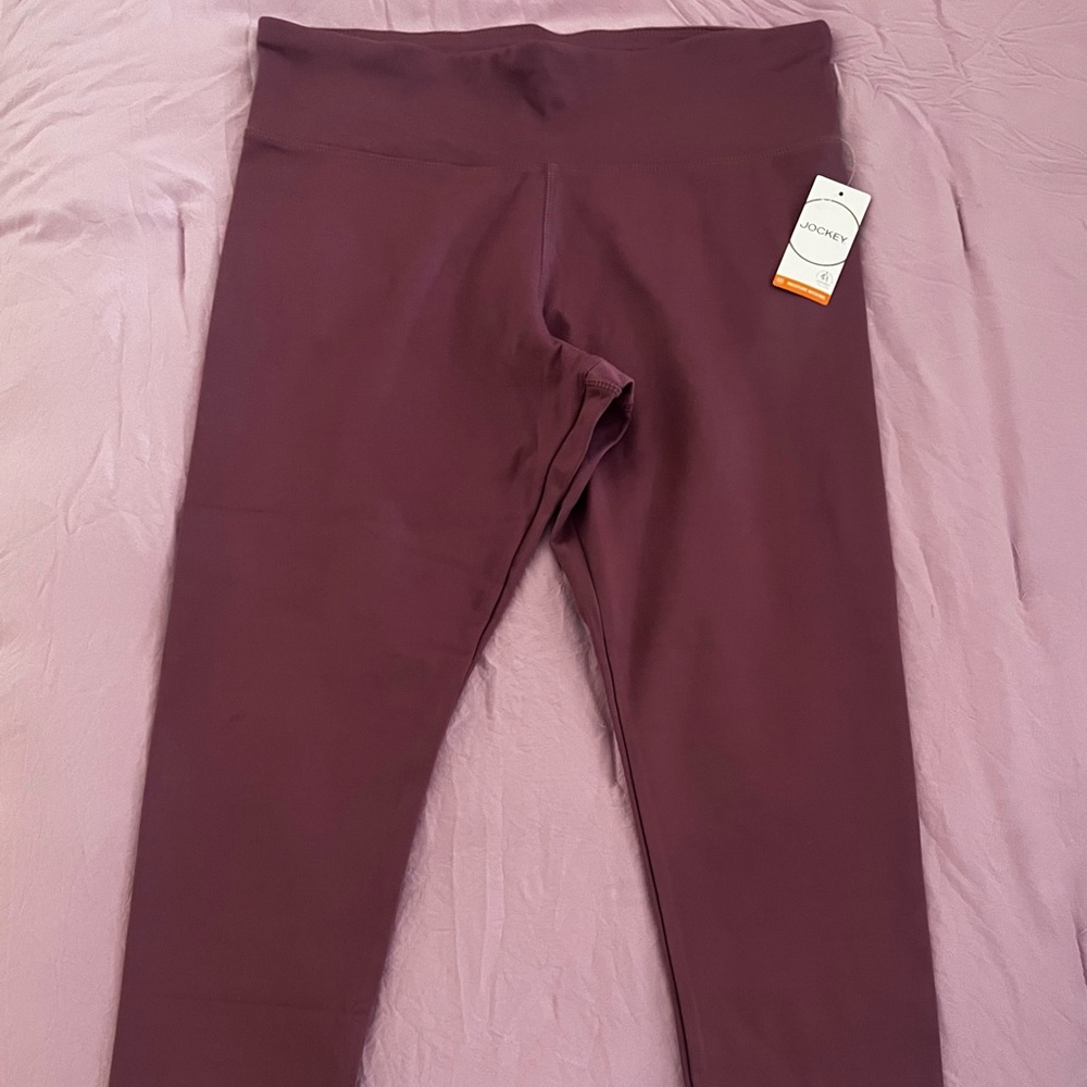Cozy Plum High-Waist 7/8 Legging